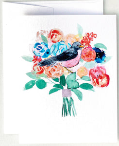 Robin Garden Bird Blank Card