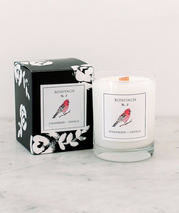 Rosefinch No 3  Studio Candle