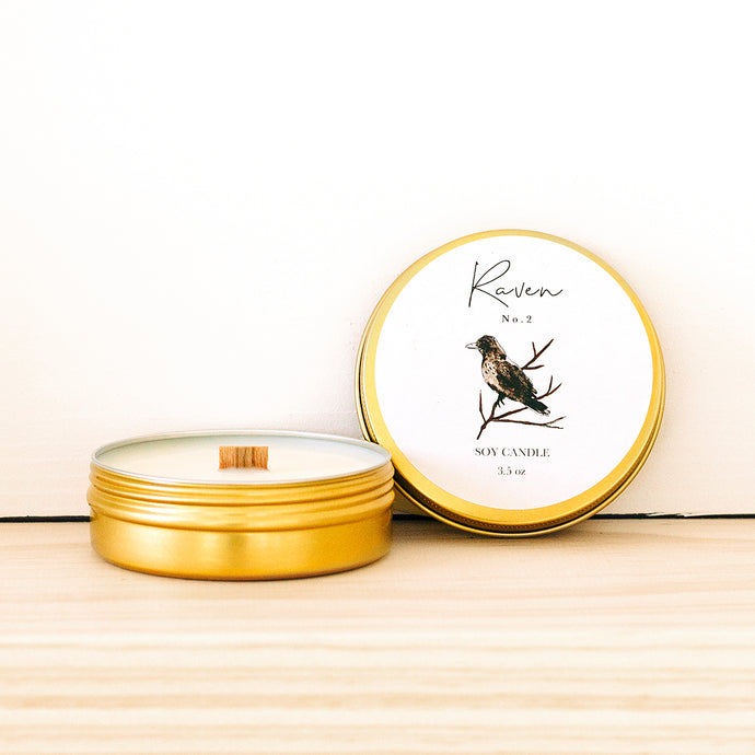 Raven No. 2 Travel Candle