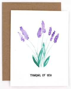 Little Lavender Thinking of You Card